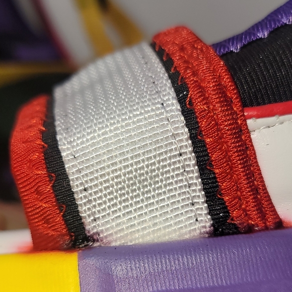 Women's Multi Colored Platform Velcro Strapped Sandal - Picture 8 of 16